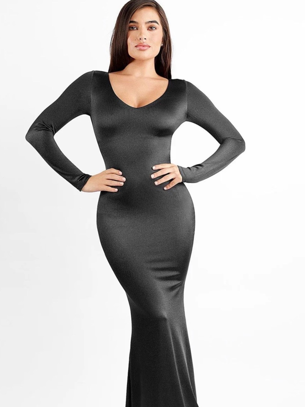 Popilush shapewear hourglass maxi dress